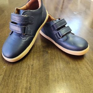 Bobux Navy Kids Sneakers with Velcro